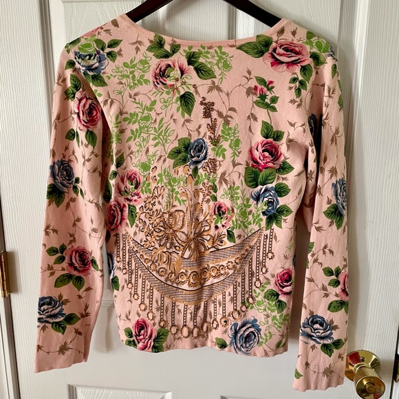 Parfait Floral Print Cardigan - Size Large - Picture 2 of 10